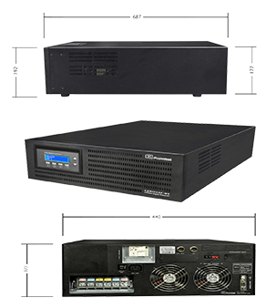 یو پی اس فاراتل UPS faratel UPS CAD10KX1-RT-4U