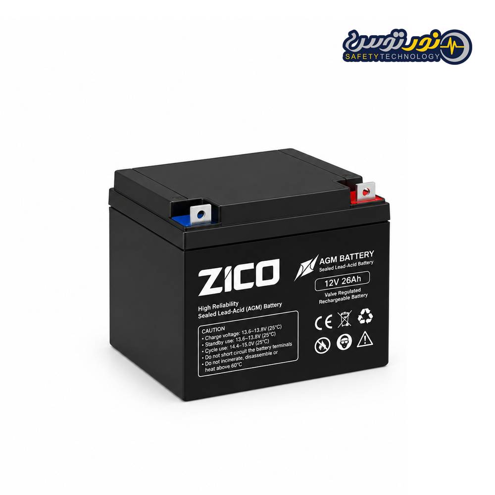 ups battery zico 28ah باتری یو پی اس 28 آمپر زیکو - تصویر 1